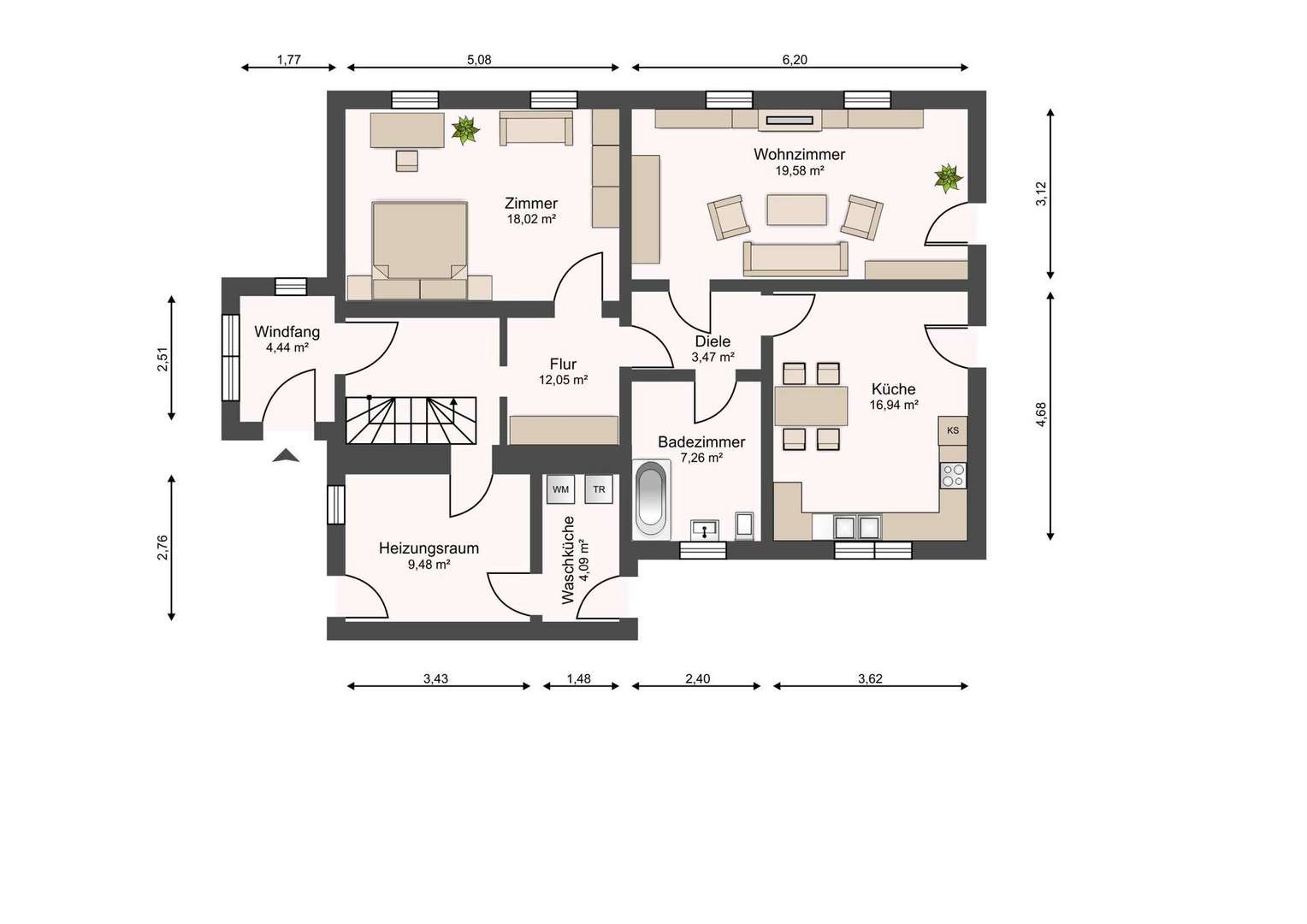 Grundriss EG