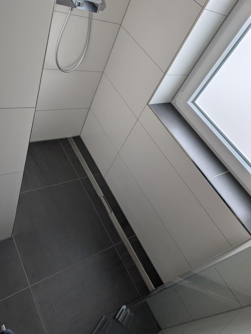 Boden der Dusche