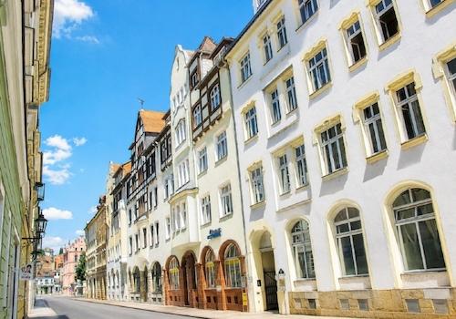 Blick in die Straße