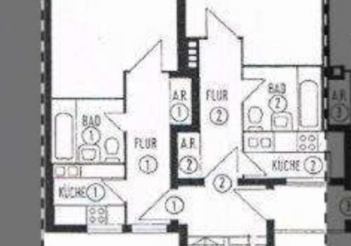 Grundriss Wohnung Nummer 1