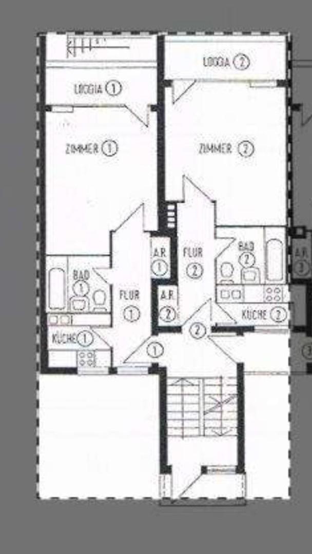 Grundriss Wohnung Nummer 1