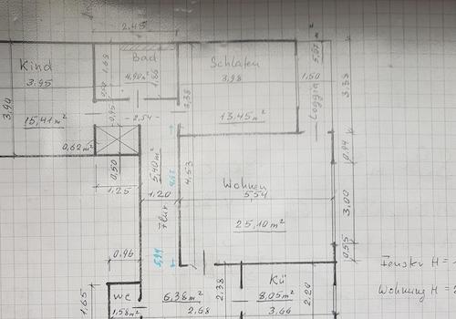 Grundriss Wohnung