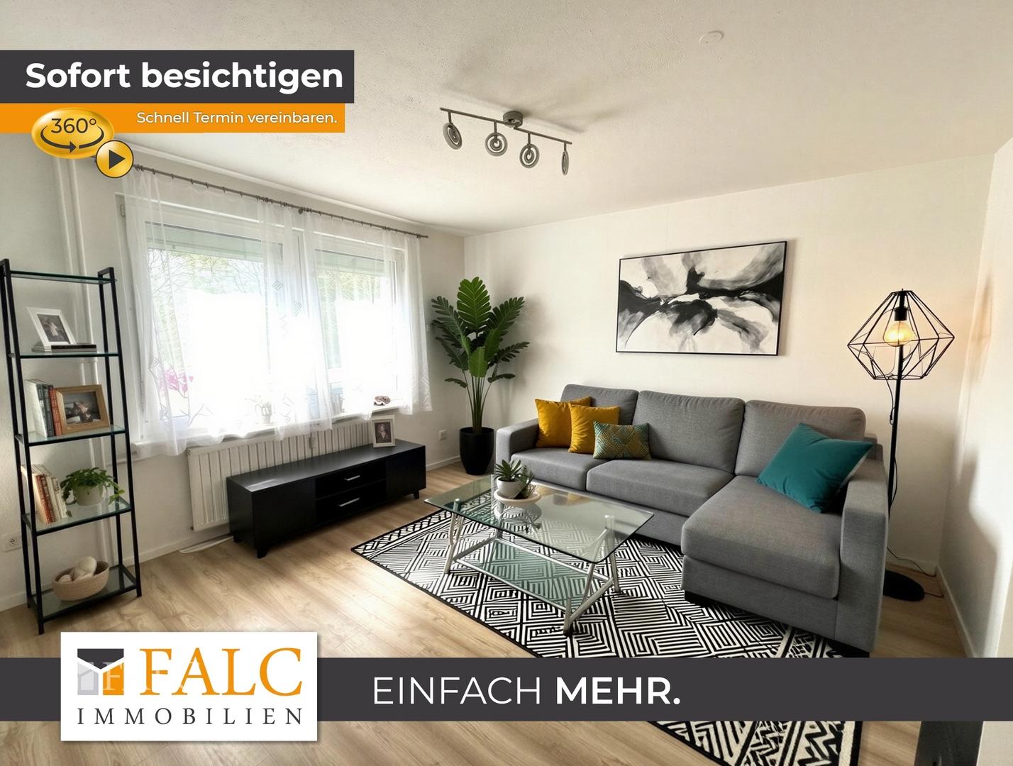 Wohnzimmer Einrichtungsvorschlag digital bearbeitet