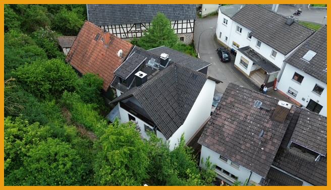 von oben Hinteransicht