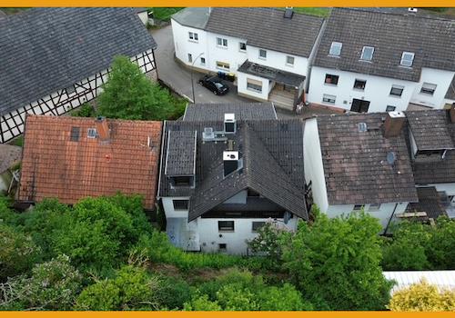Hinteransicht von oben