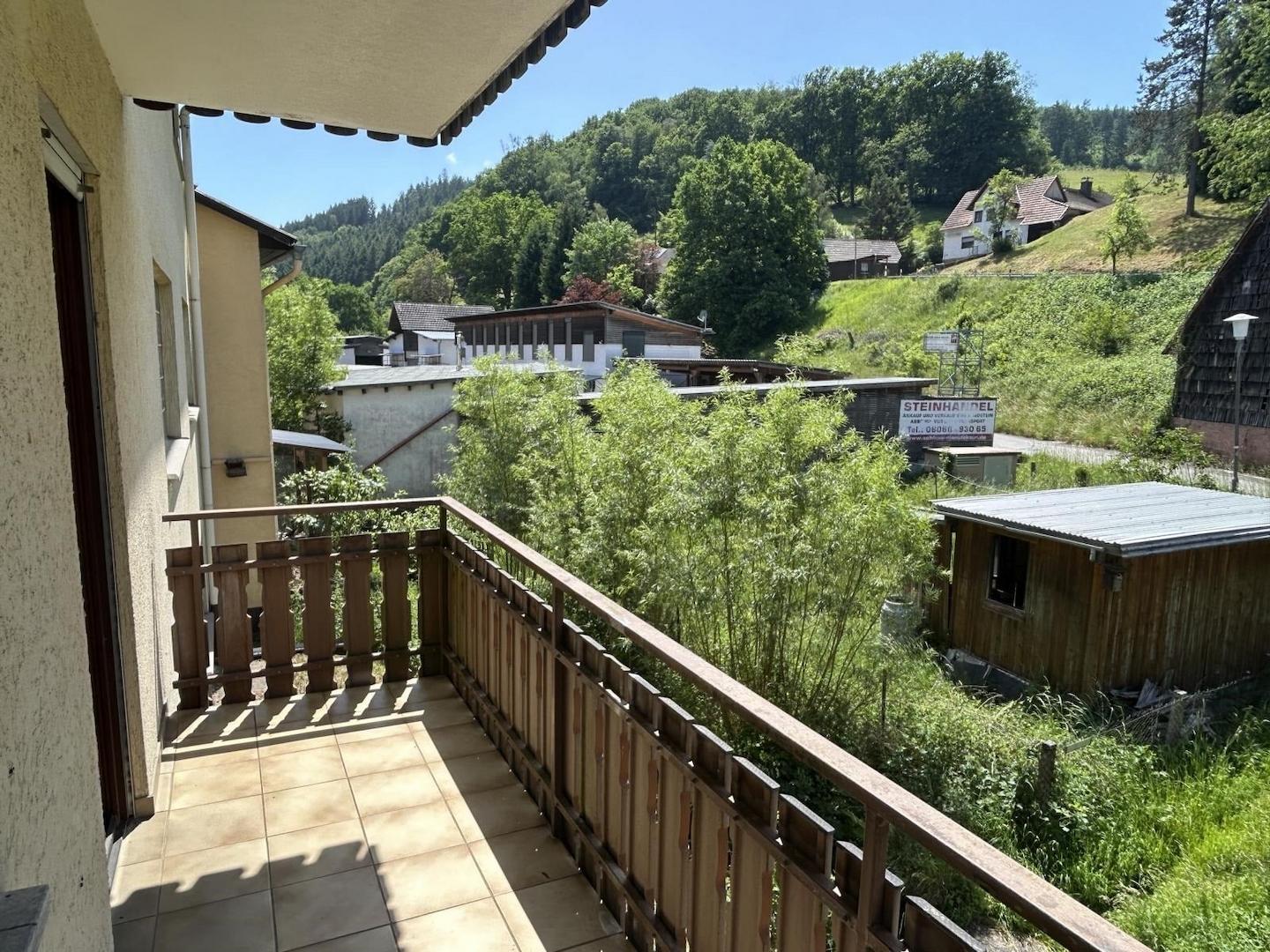Balkon am Geräteraum