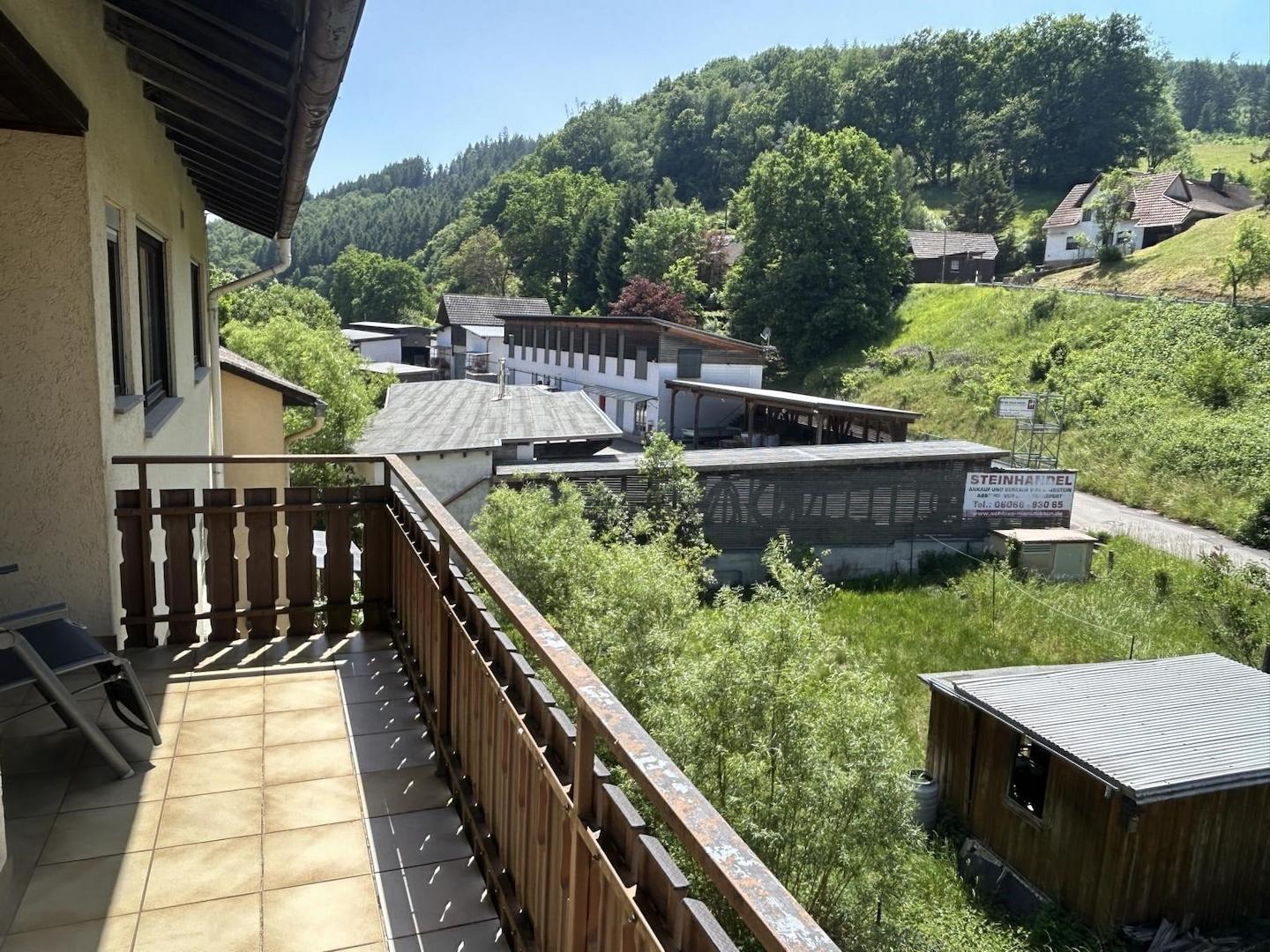 Balkon am Hauswirtschaftsraum