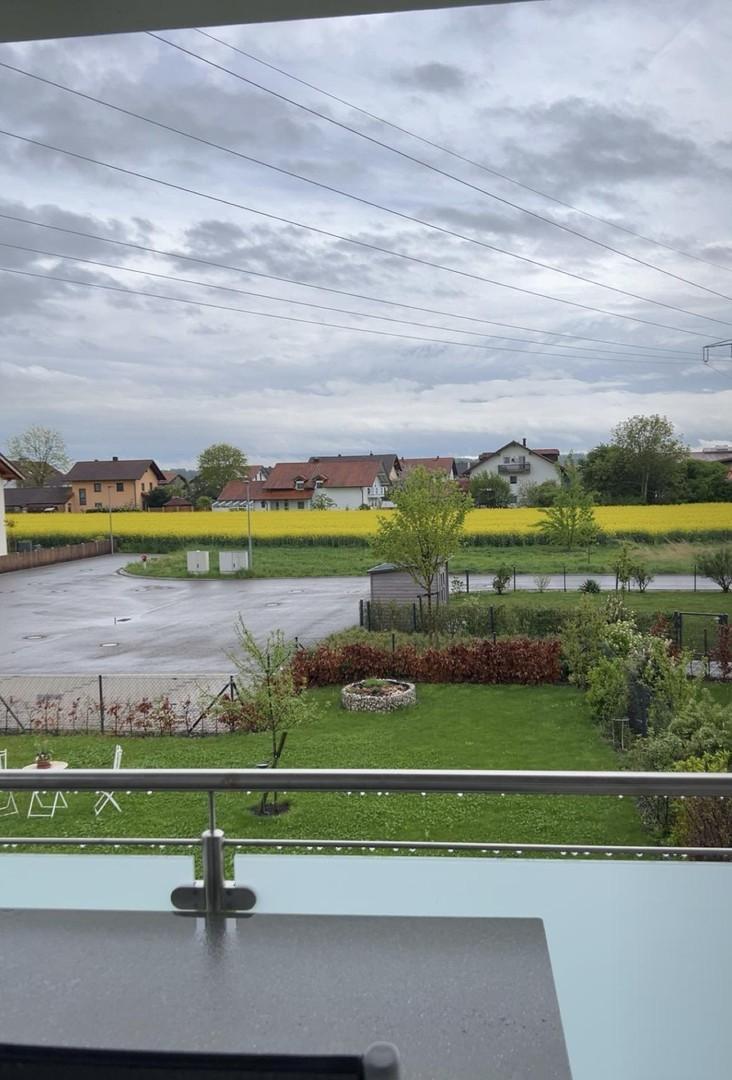 Ausblick Balkon