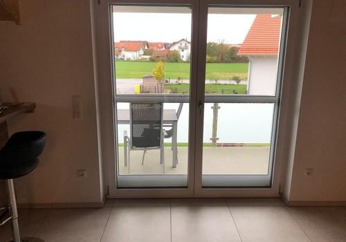 Ausblick Balkon von innen