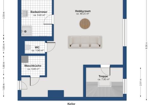 Grundriss unten