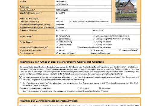 Energieausweis