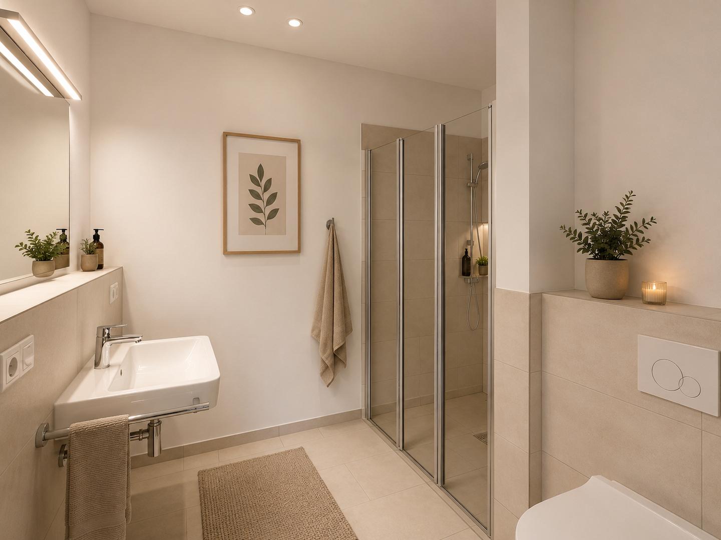 Badezimmer - virtuell eingerichtet