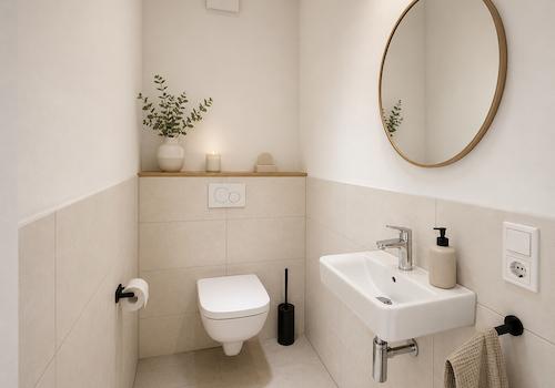 Badezimmer - virtuell eingerichtet