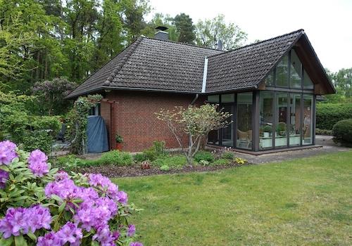 Wintergarten, großer Garten 