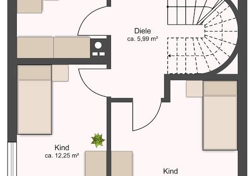 Grundriss Obergeschoss