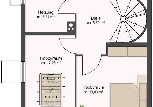 Grundriss Untergeschoss