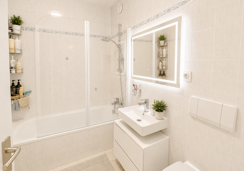 Bad mit Badewanne