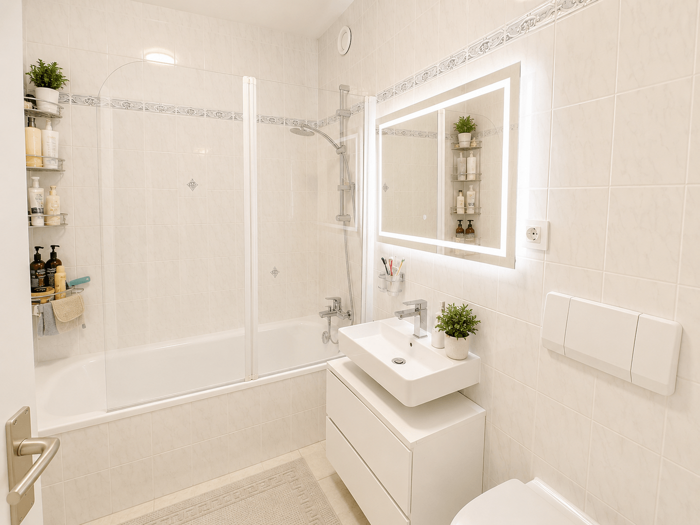 Bad mit Badewanne