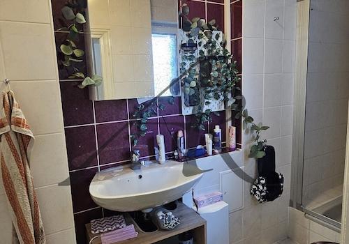 Gäste-Bad mit Fenster und Dusche