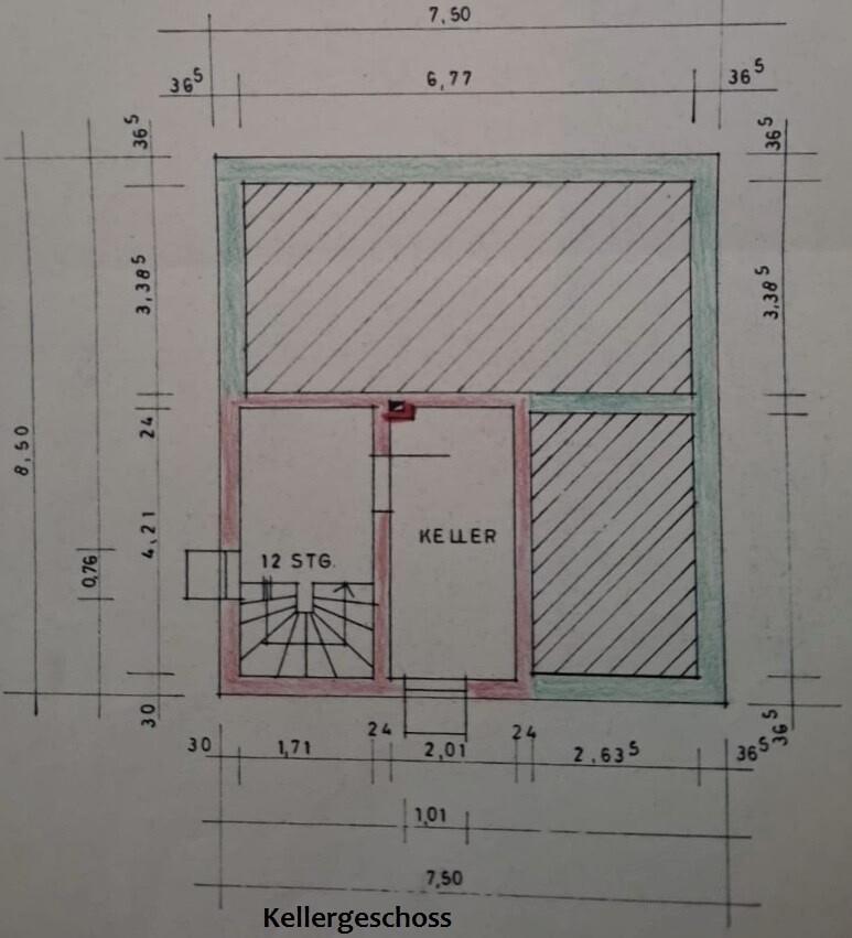 Grundriss Kellergeschoss
