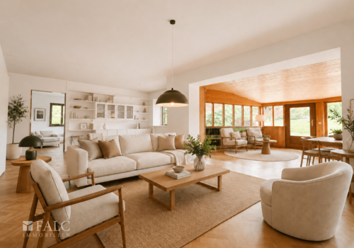 EG Wohnzimmer - Bild 3 - Einrichtungsbeispiel, virtuell KI möbliert