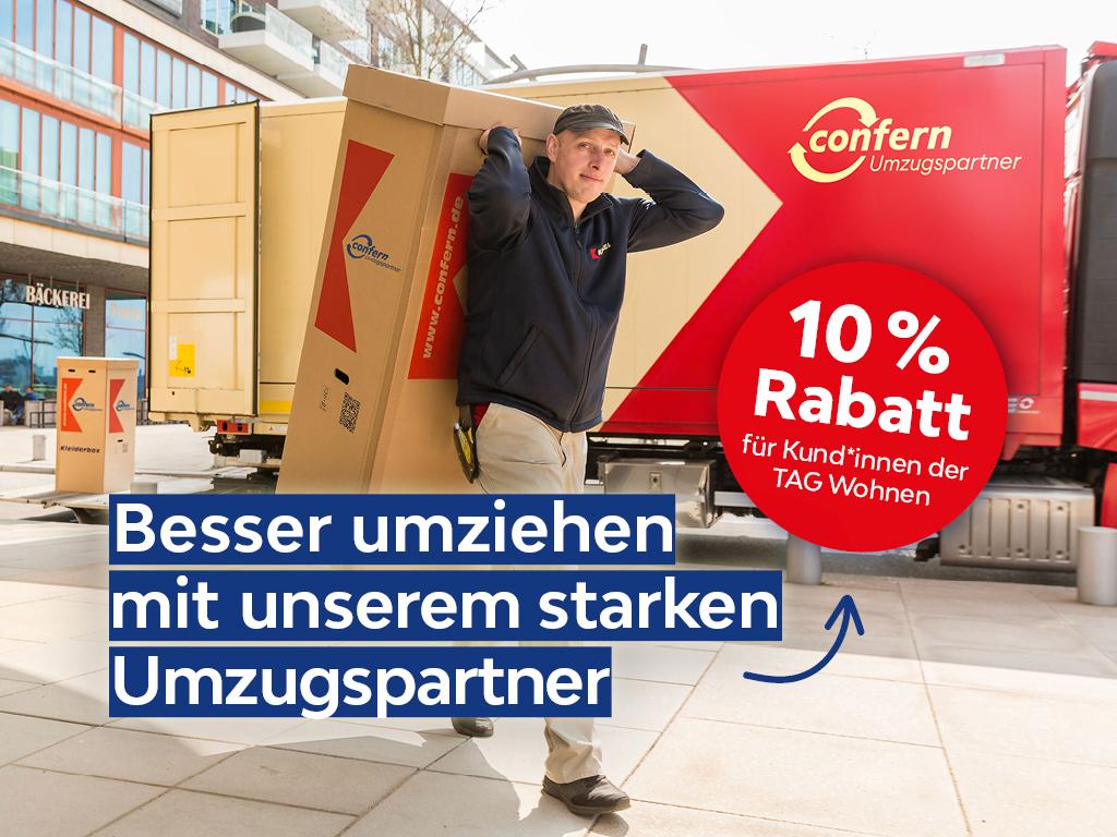Umziehen mit Confern und sparen