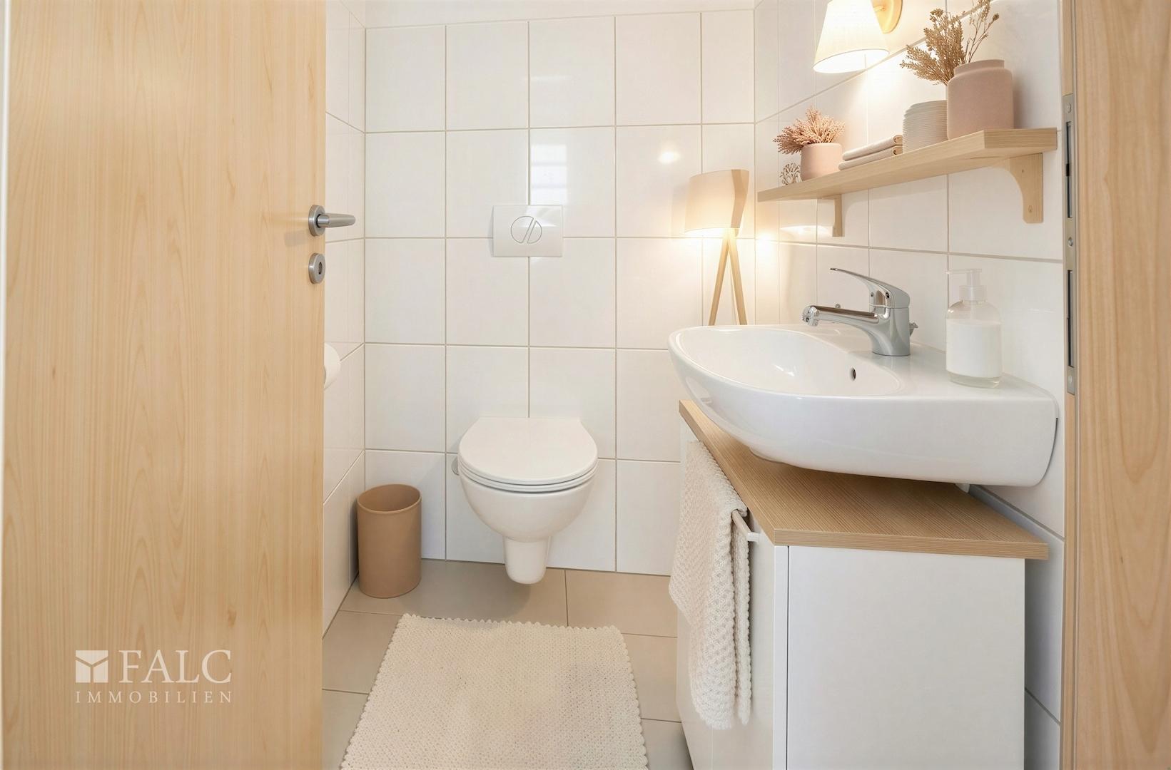Gäste WC Whg. 2c - (KI generiert)