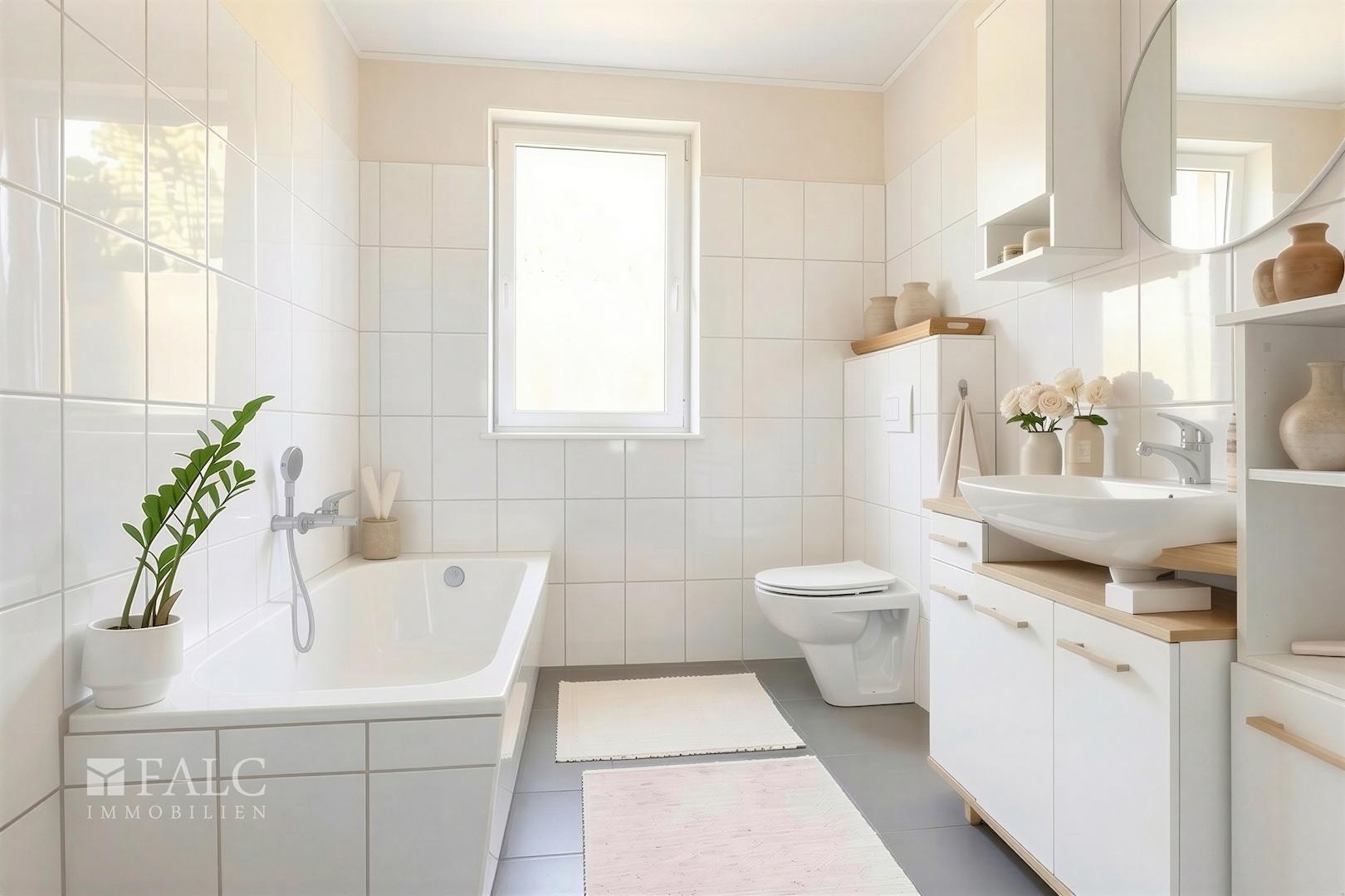 Badezimmer Whg. 2c - (KI generiert)