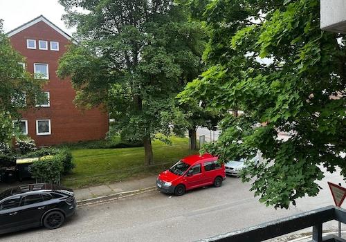 Blick vom Balkon