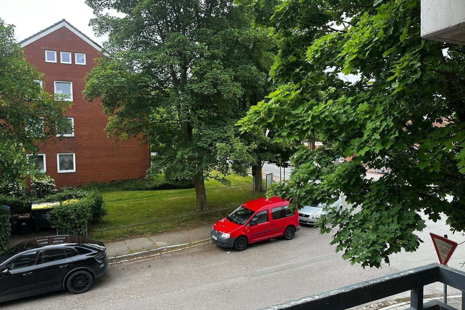 Blick vom Balkon