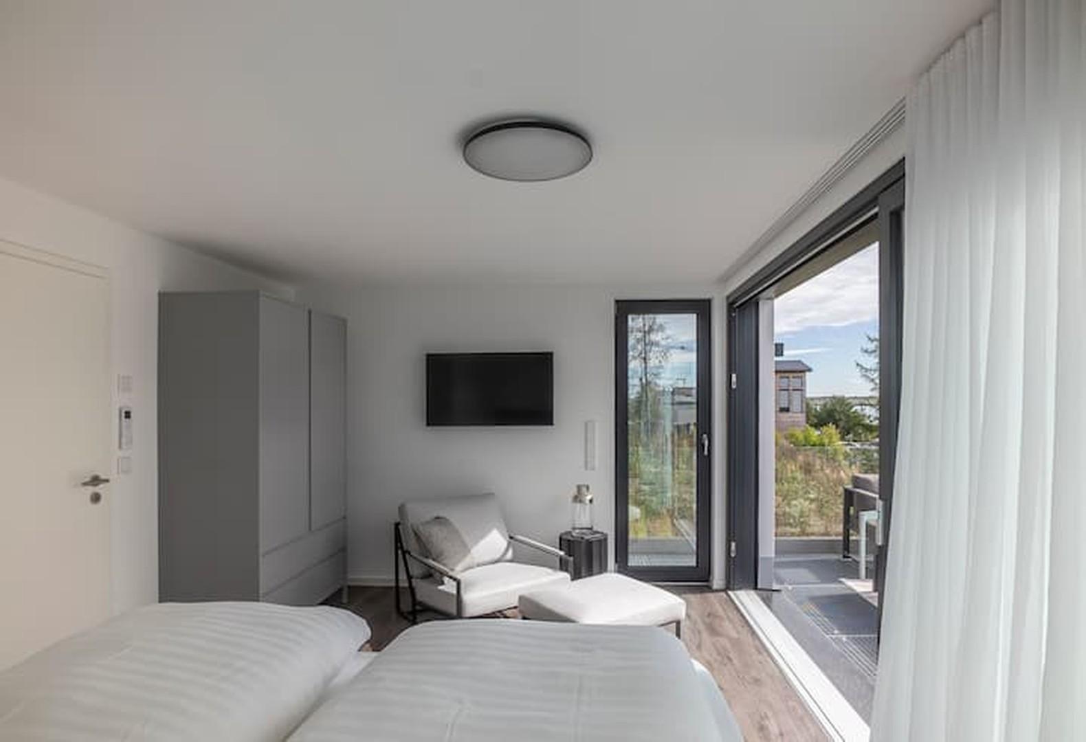 Ausblick aus dem Schlafzimmer