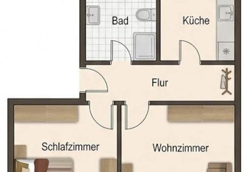 Grundrissskizze 1. OG