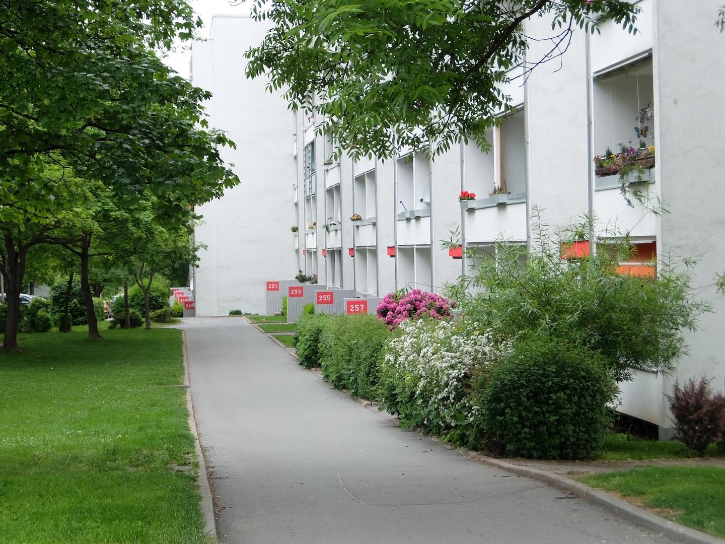 Hausansicht Balkon