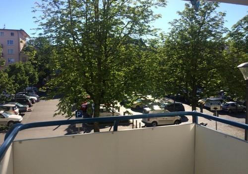 Blick vom Balkon