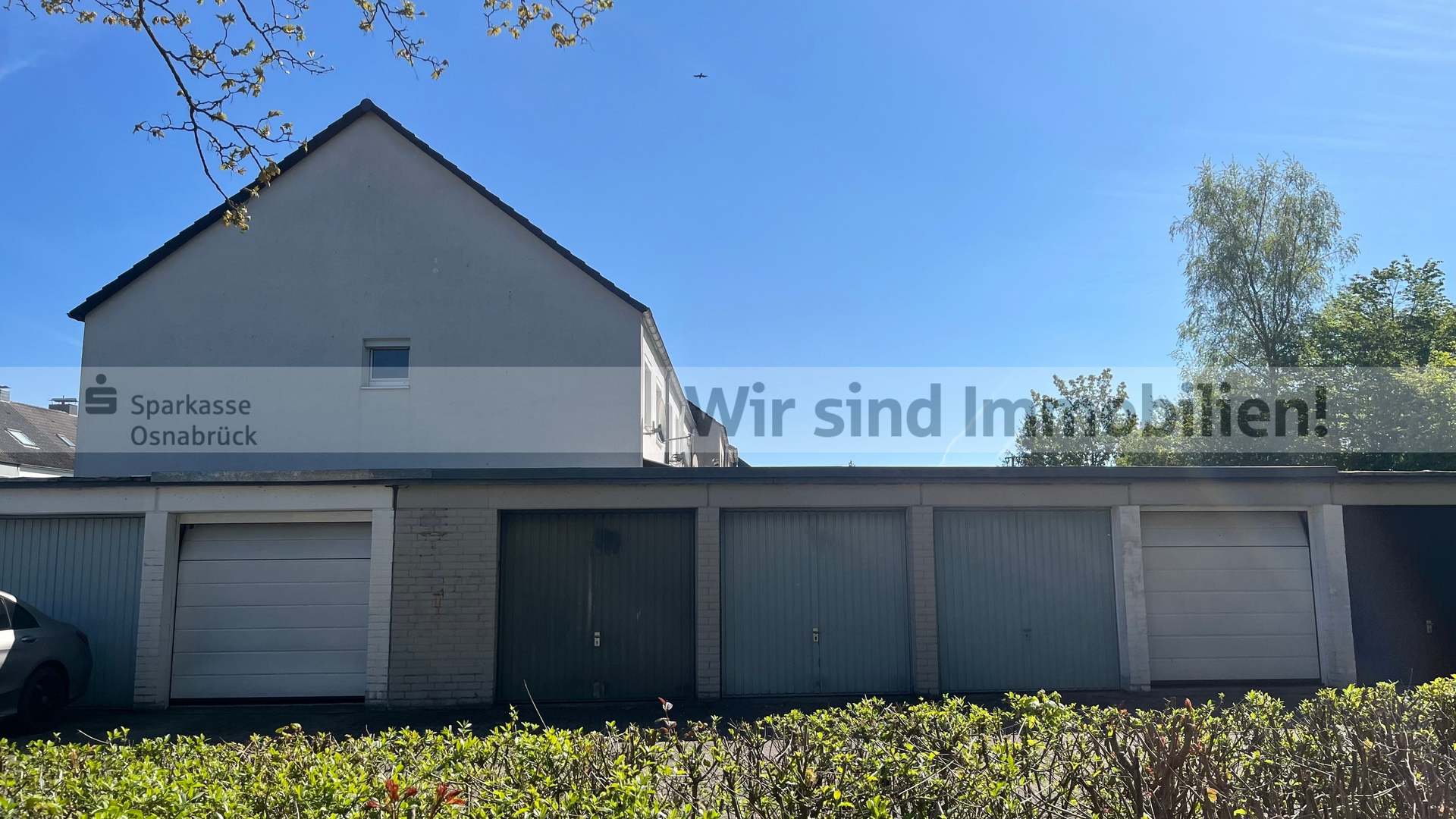 Garage am Haus
