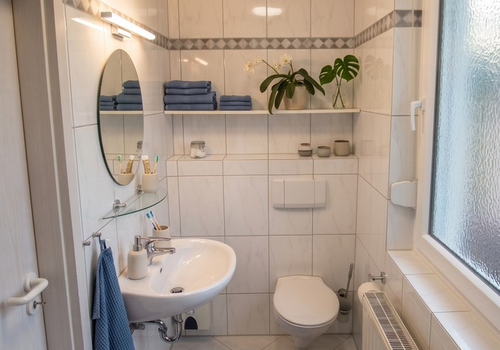 Gäste-WC mit Dusche