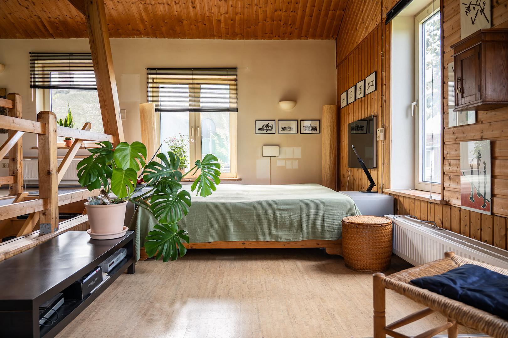 Schlafbereich im Loft