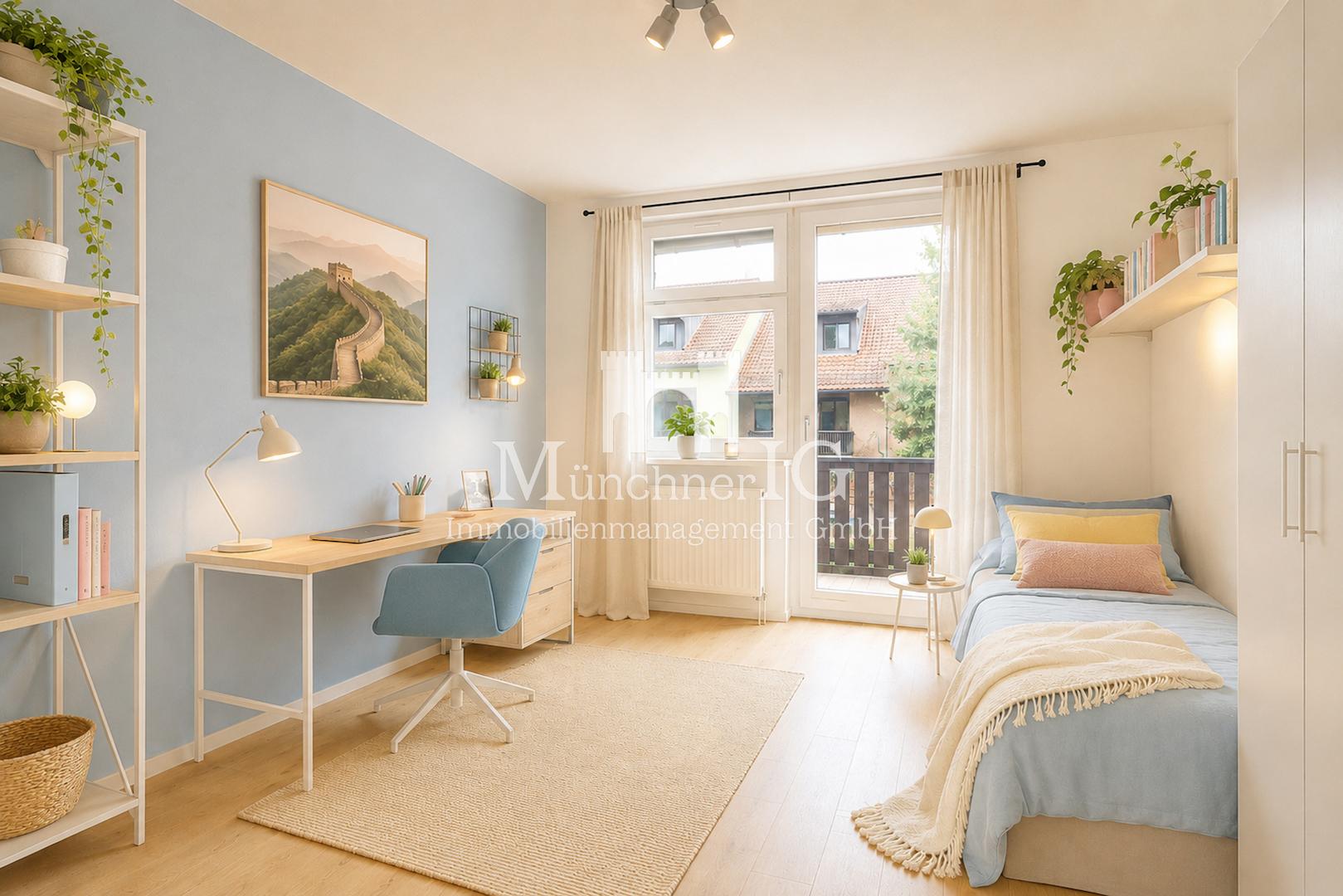 WG-Konzept Schlafzimmer 1 Visualisierung