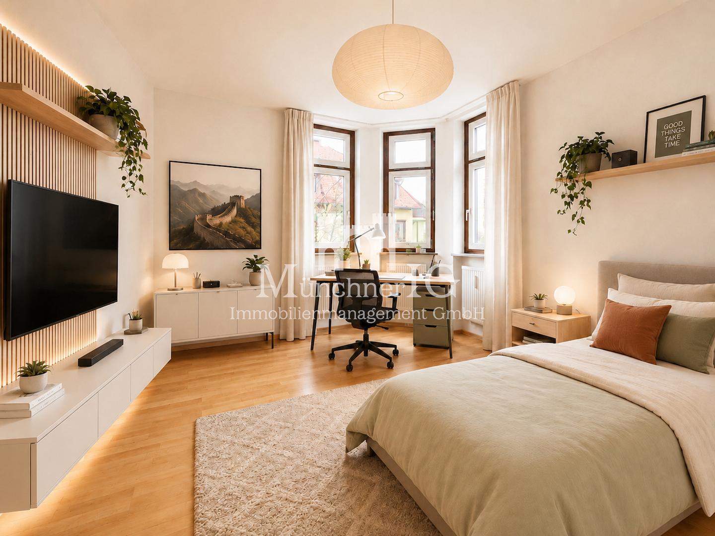 WG-Konzept Schlafzimmer 3 Visualisierung
