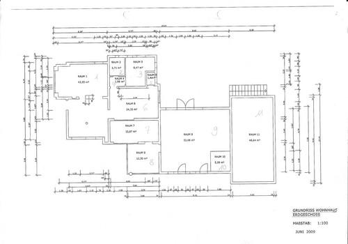 Grundriss Wohnhaus EG
