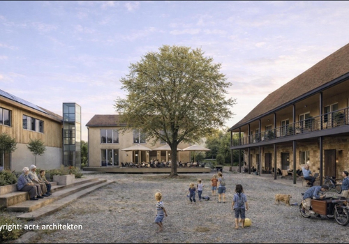 Innenhof-Gemeinschaftsfläche