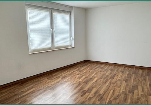 Schafzimmer der Wohnung im Erdgeschoss
