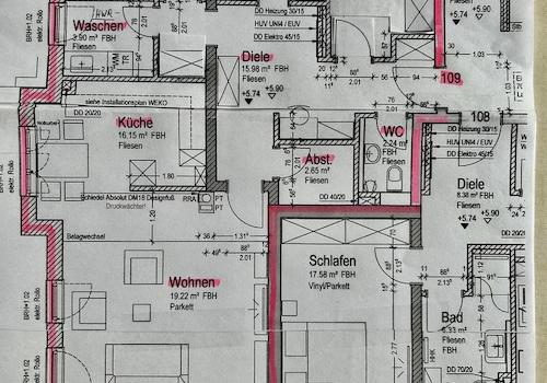 Grundriss Wohnung