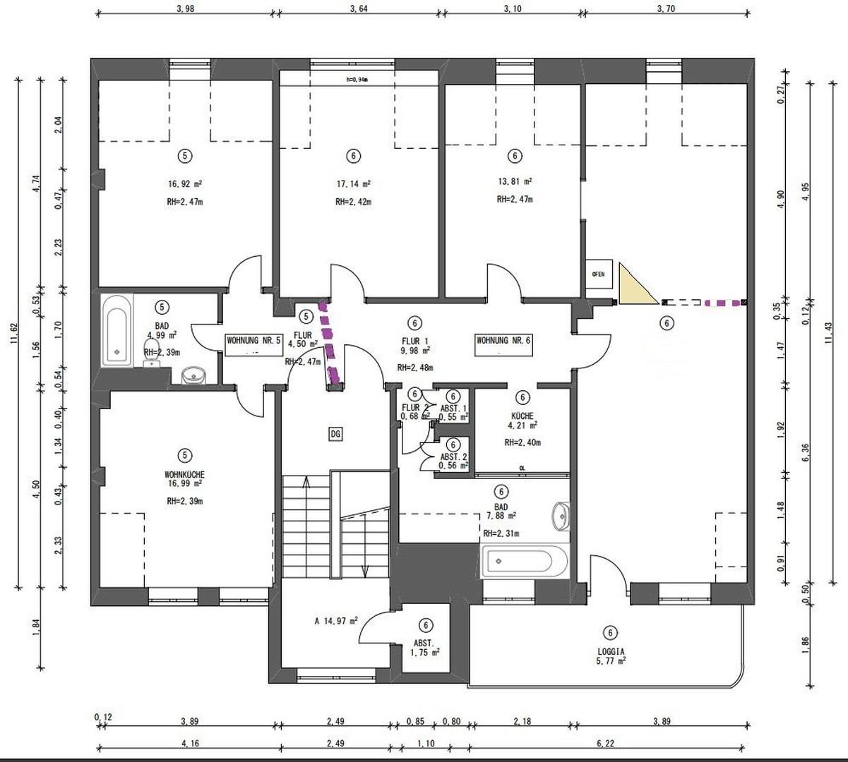 Grundriss Dachgeschoss