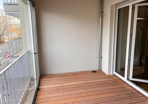 Loggia mit Lärmschutz
