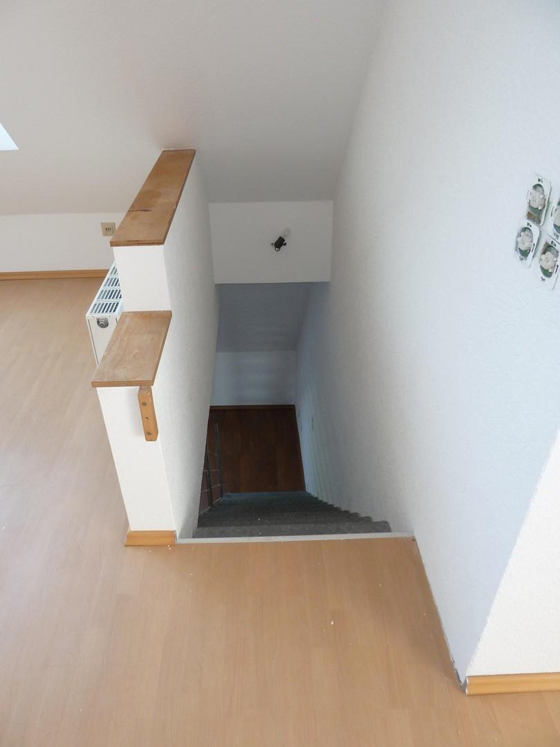 Treppe Wohnzimmer-Schlafzimmer