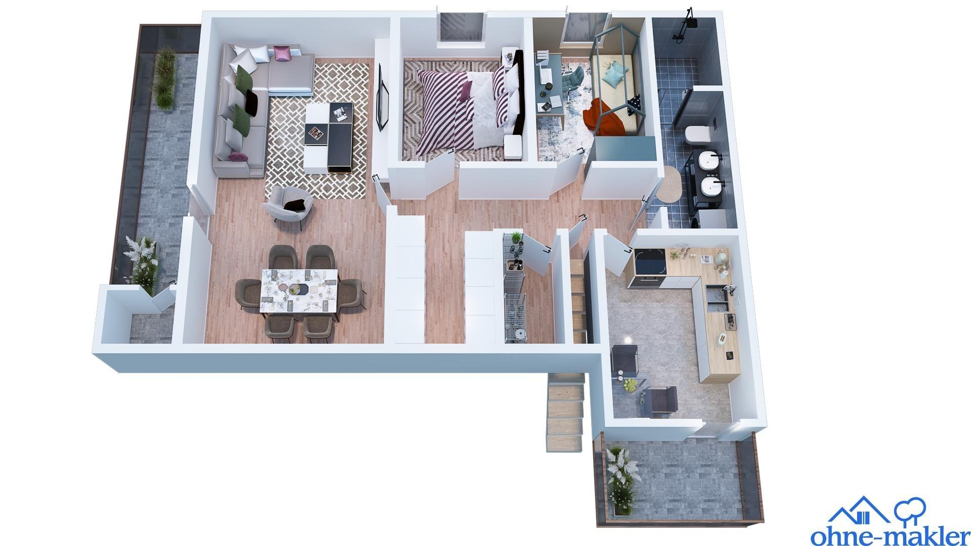 vermietete Wohnung