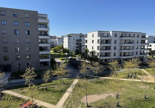 Ausblick vom Balkon