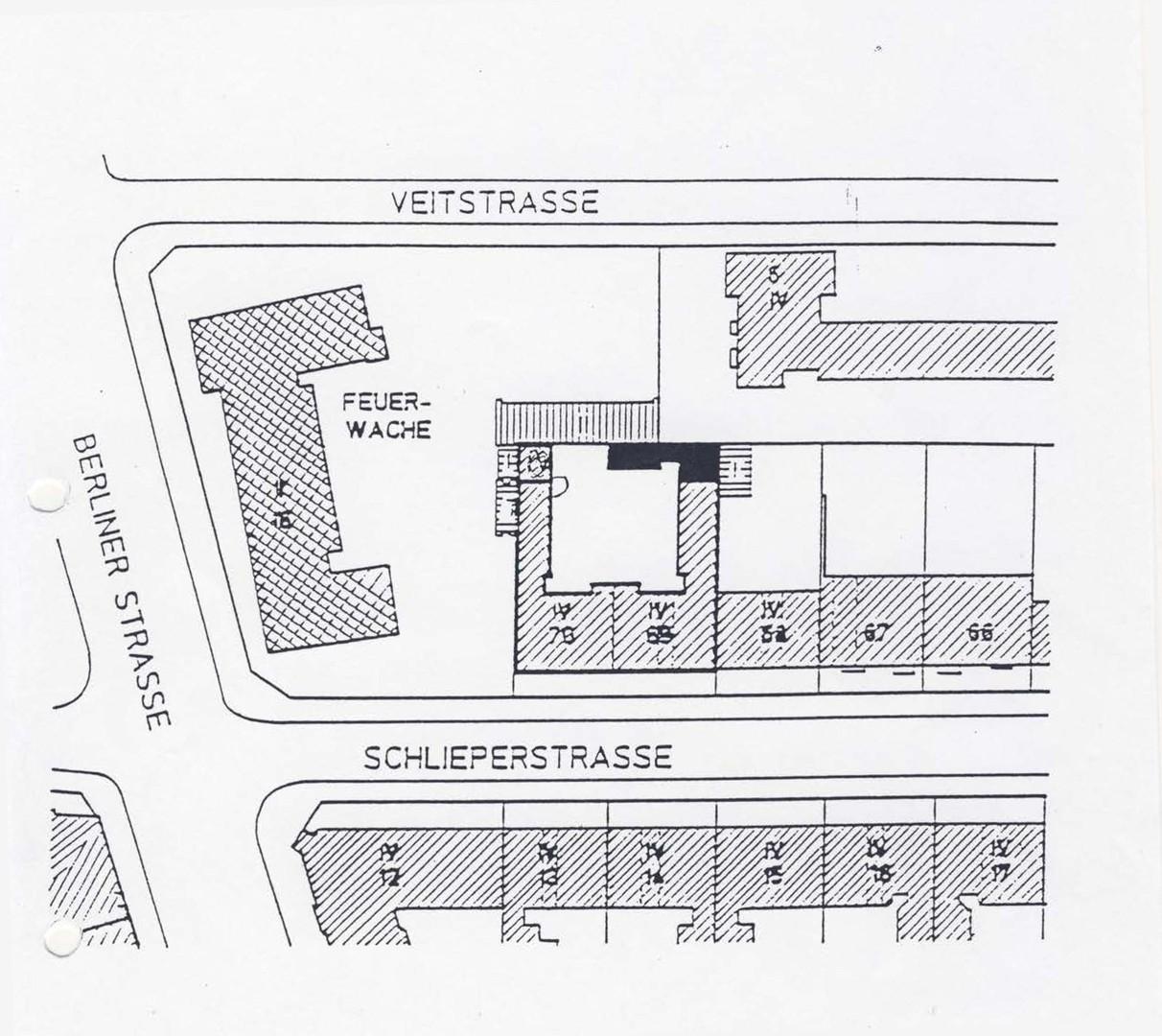 Lageplan Wohnanlage Nr. 70,69