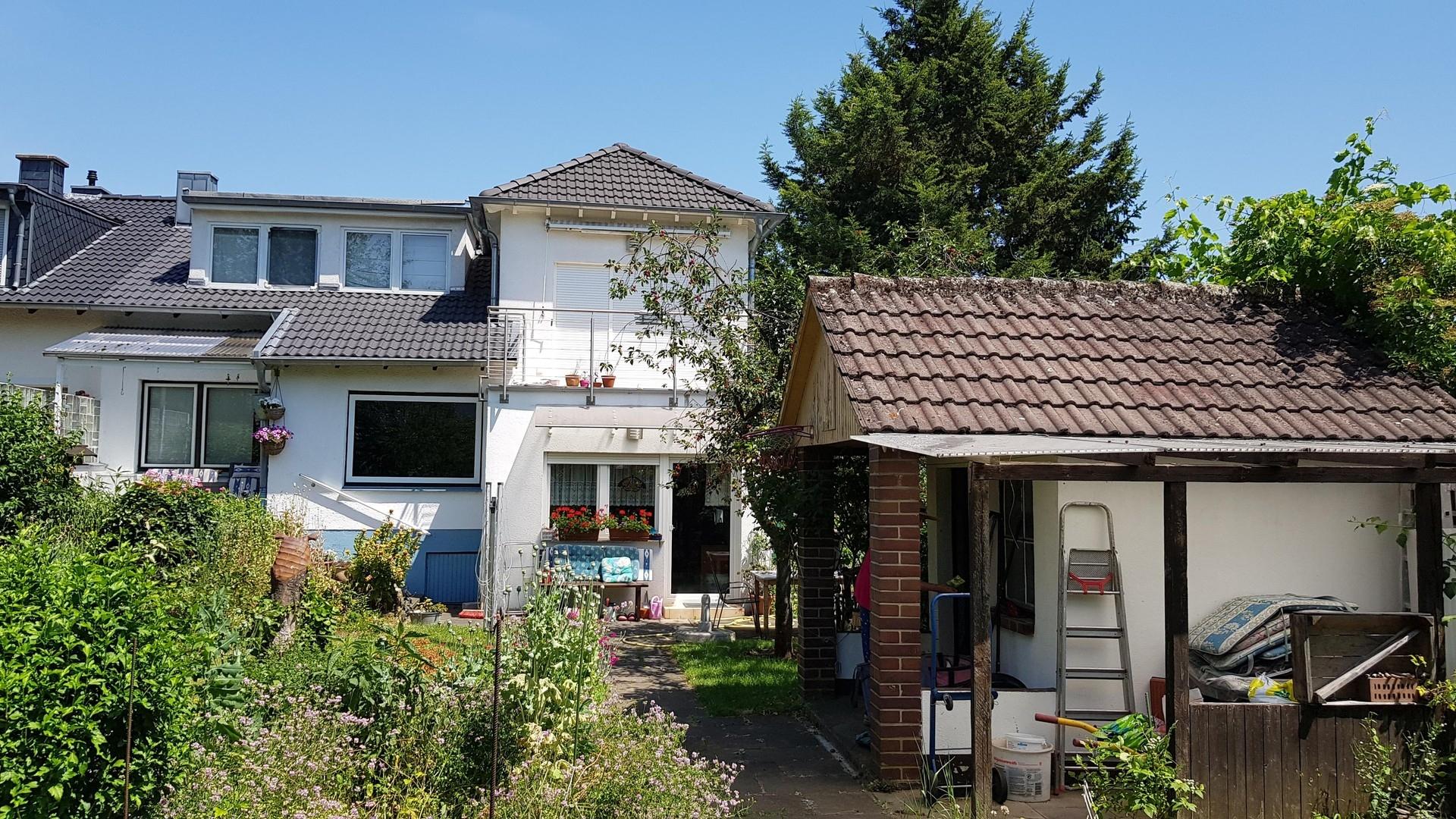 Blick vom Garten aus